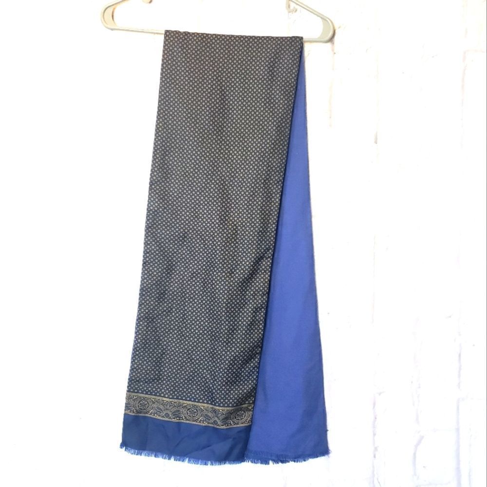 FRAAS Silk & Acrylic Paisley Winter Scarf